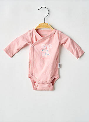 Body lingerie sérigraphie rose P'TIT BISOU fille