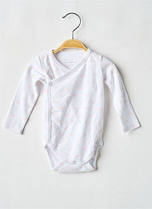 Body lingerie imprimé fantaisie blanc P'TIT BISOU garcon