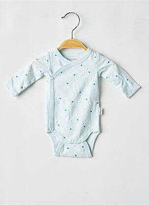 Body lingerie imprimé fantaisie bleu P'TIT BISOU garcon