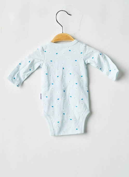 Body lingerie imprimé fantaisie bleu P'TIT BISOU garcon