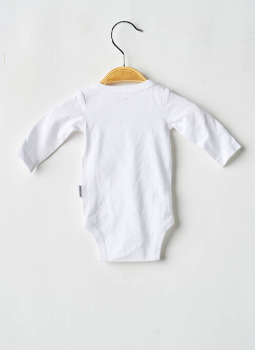 Body lingerie fermeture pressionnée blanc P'TIT BISOU fille