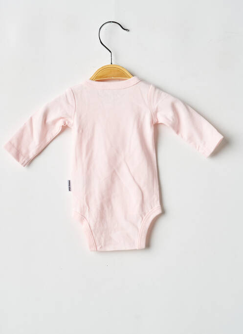 Body lingerie sérigraphie rose P'TIT BISOU fille