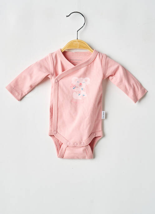 Body lingerie sérigraphie rose P'TIT BISOU fille