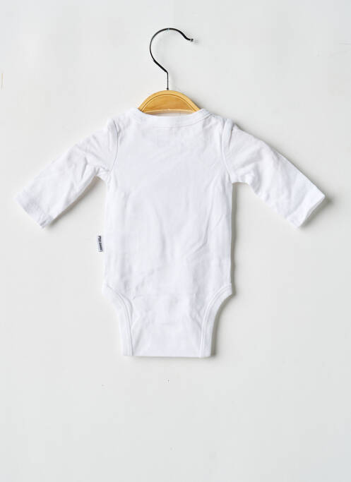 Body lingerie sérigraphie blanc P'TIT BISOU garcon