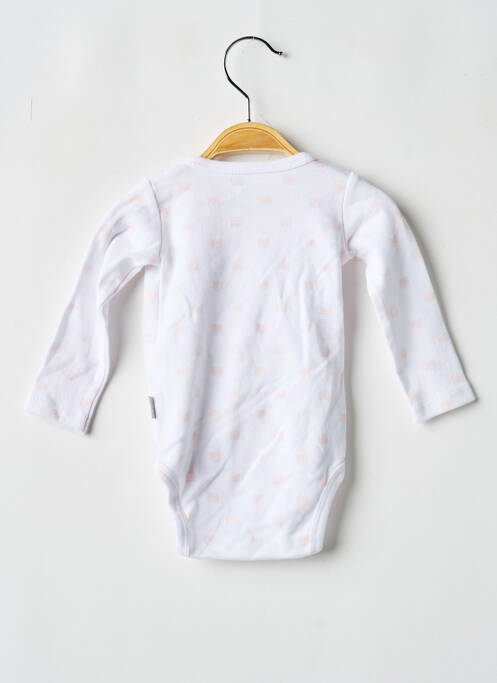 Body lingerie imprimé fantaisie blanc P'TIT BISOU garcon