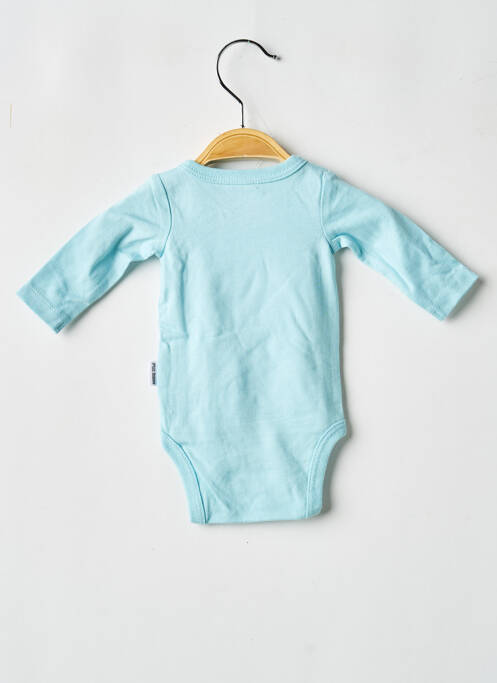 Body lingerie fermeture pressionnée bleu P'TIT BISOU garcon