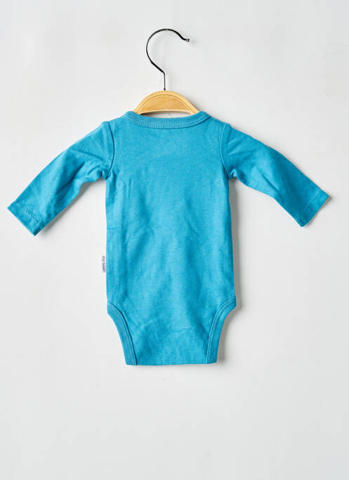 Body lingerie fermeture pressionnée bleu P'TIT BISOU garcon