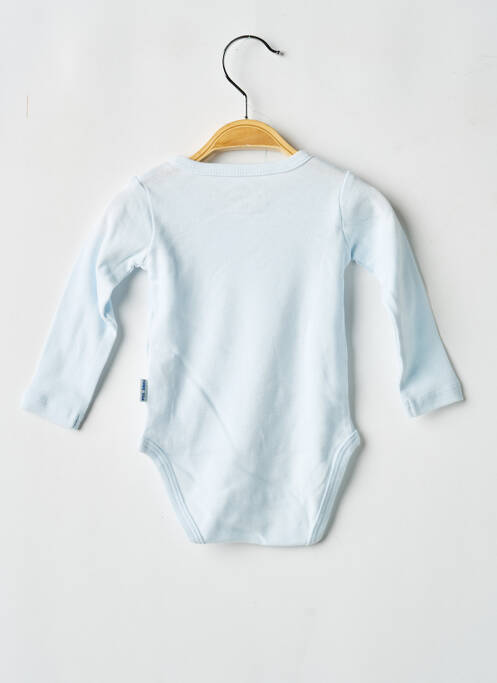 Body lingerie fermeture pressionnée bleu P'TIT BISOU garcon