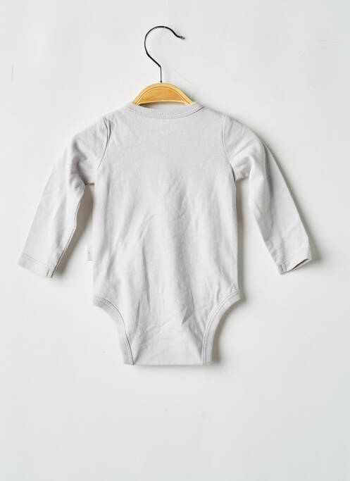 Body lingerie sérigraphie gris P'TIT BISOU garcon