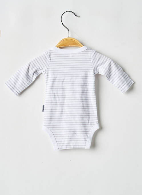 Body lingerie imprimé fantaisie gris P'TIT BISOU garcon