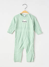 Combi-pantalon coupe cintrée manches longues vert P'TIT BISOU garcon