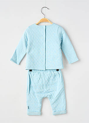 Ensemble pantalon taille élastique bleu P'TIT BISOU garcon