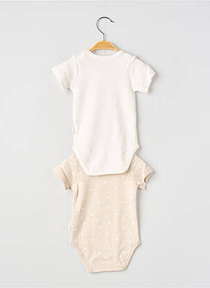 Body lingerie stretch beige P'TIT BISOU garcon