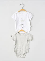Body lingerie stretch vert P'TIT BISOU enfant