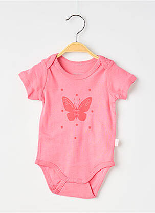 Body lingerie stretch rose P'TIT BISOU fille