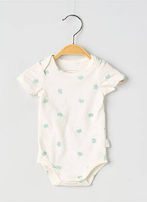 Body lingerie stretch blanc P'TIT BISOU enfant