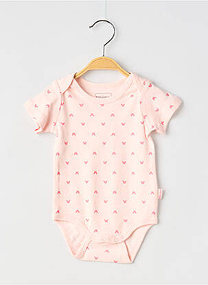 Body lingerie stretch rose P'TIT BISOU fille