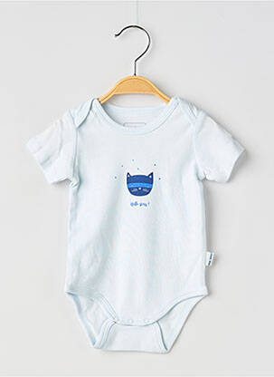 Body lingerie stretch bleu P'TIT BISOU garcon