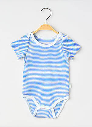 Body lingerie stretch bleu P'TIT BISOU garcon