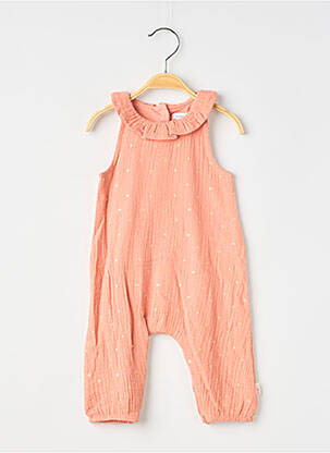 Combi-pantalon sans manche sans manche rose P'TIT BISOU fille