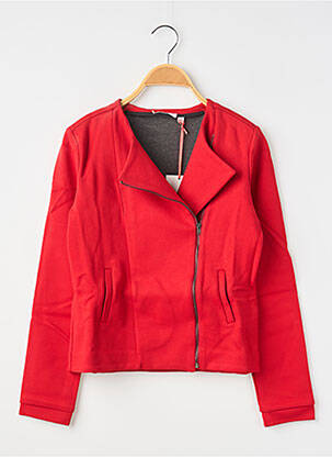 Veste casual col rond rouge MARESE fille