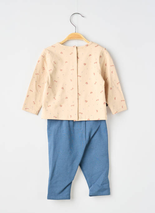 Ensemble pantalon taille élastique beige MARESE garcon