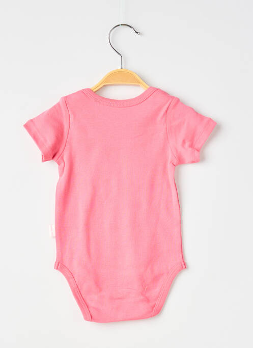 Body lingerie stretch rose P'TIT BISOU fille