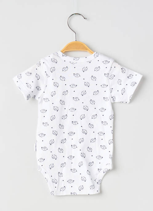 Body lingerie stretch blanc P'TIT BISOU enfant