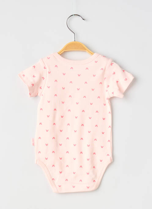 Body lingerie stretch rose P'TIT BISOU fille