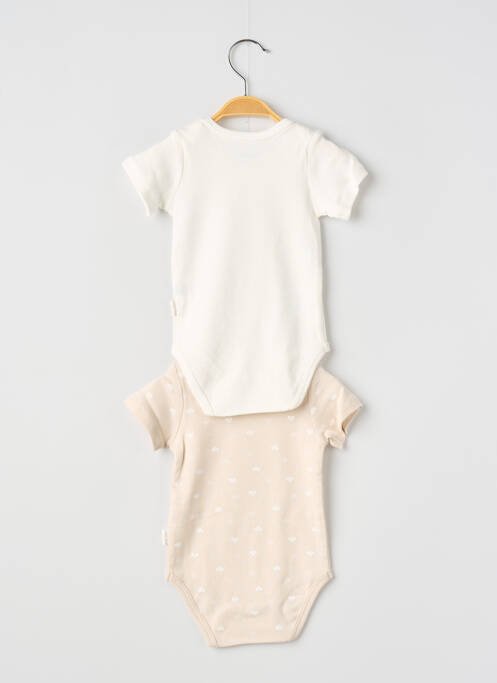 Body lingerie stretch beige P'TIT BISOU garcon