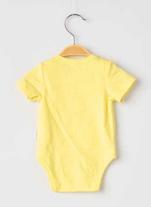 Body lingerie stretch jaune P'TIT BISOU garcon