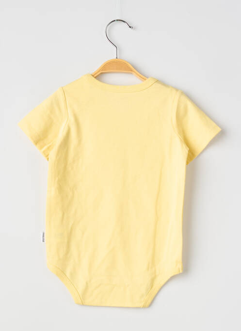 Body lingerie stretch jaune P'TIT BISOU garcon