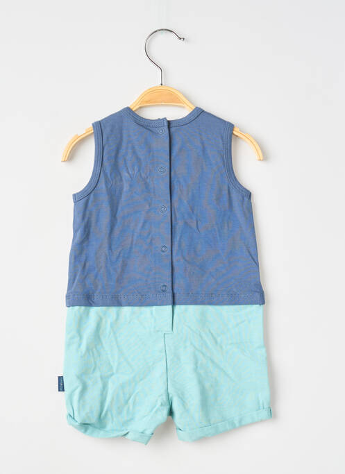 Combishort sans manche sans manche bleu P'TIT BISOU garcon