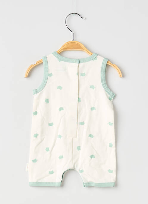 Combishort sans manche sans manche vert P'TIT BISOU garcon