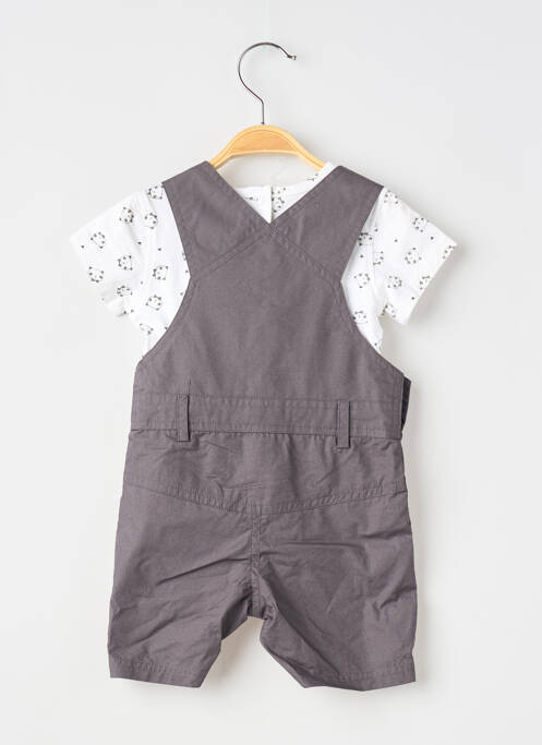 Ensemble pantalon type de haut t-shirt gris P'TIT BISOU garcon
