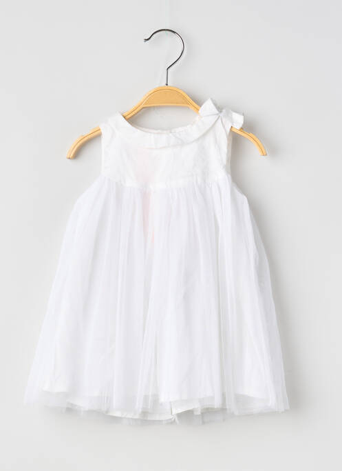 Robe mi-longue sans manche sans manche blanc MARESE fille