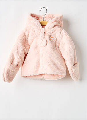 Veste casual fermeture pressionnée rose P'TIT BISOU garcon