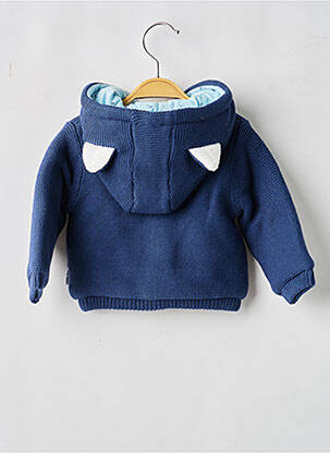 Veste casual poignets poignets élastiqués bleu P'TIT BISOU garcon