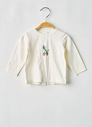 T-shirt manches longues manches longues beige P'TIT BISOU enfant