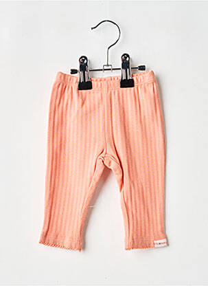 Legging stretch taille élastique rose P'TIT BISOU fille