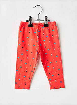 Legging sérigraphie taille élastique rouge MARESE fille