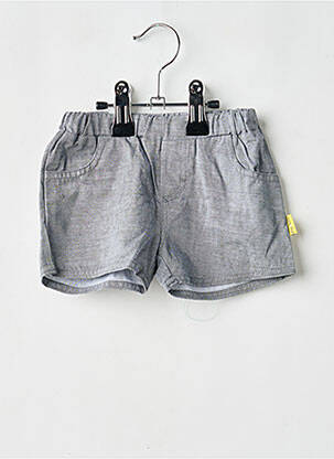 Short poches taille élastique gris P'TIT BISOU fille