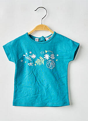 T-shirt stretch manches courtes bleu MARESE fille