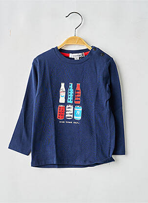 T-shirt manches longues manches longues bleu MARESE garcon