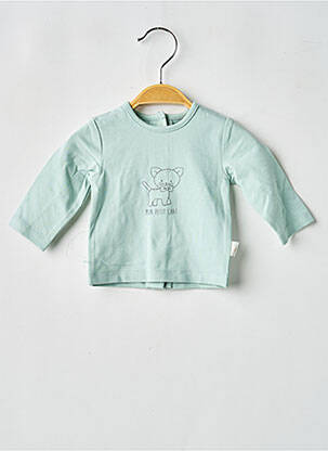 T-shirt manches longues manches longues vert P'TIT BISOU garcon
