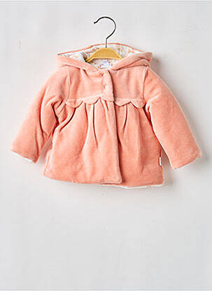 Veste casual fermeture boutonnée sur le devant rose P'TIT BISOU fille