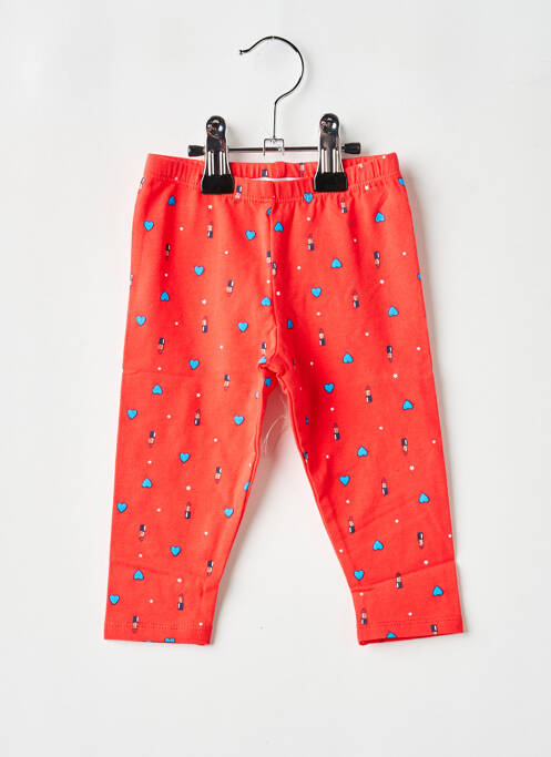 Legging sérigraphie taille élastique rouge MARESE fille