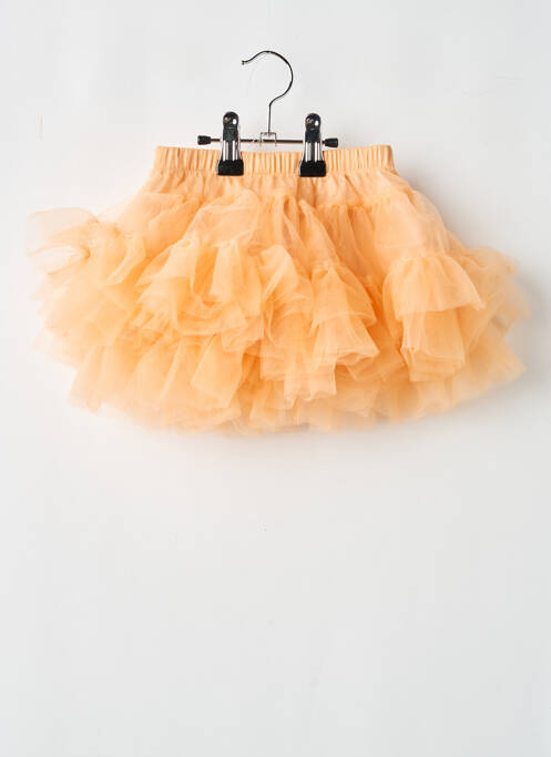 Jupe courte coupe fluide orange REPETTO fille