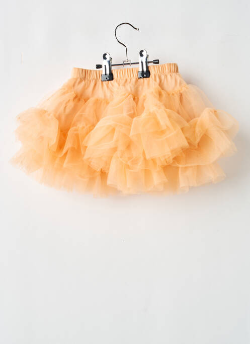 Jupe courte coupe fluide orange REPETTO fille