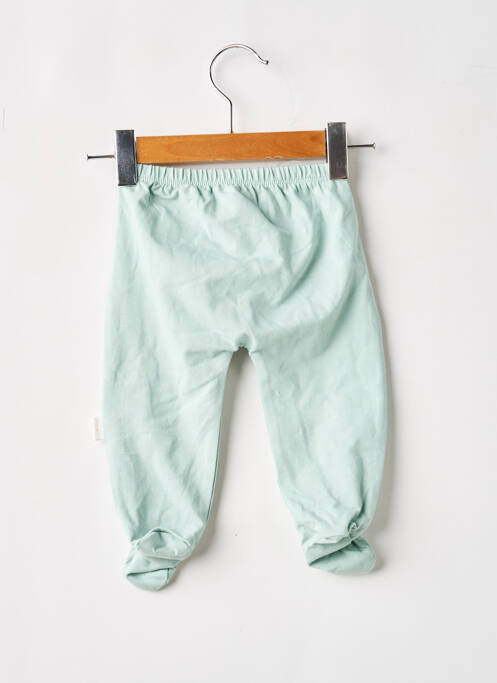 Pantalon droit tissage jersey taille élastique vert P'TIT BISOU enfant
